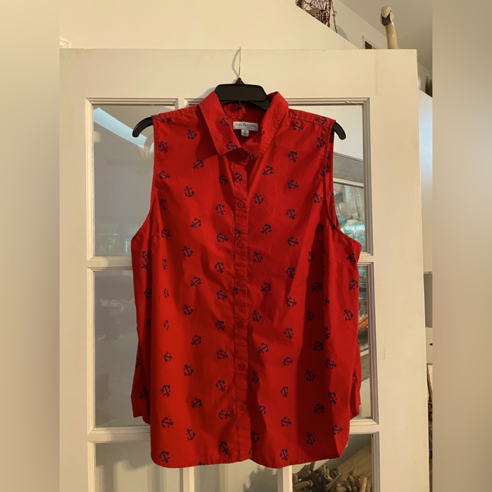 Kim Rogers sleeveless shirt